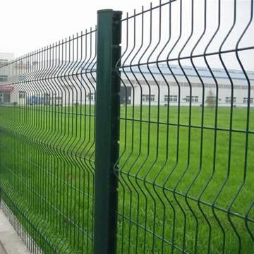 Anping TLWY Yüksek Kaliteli Çin Fabrikası 3D Bahçe Çit Paneli Şeftali direkleri ile Kıvrımlı Kaynaklı Hasır Çit